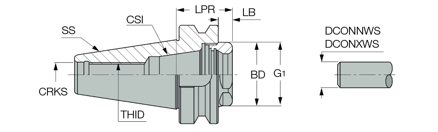 BT40 ER40 SHORT