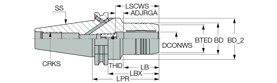CAT40 HYDRO 1/2X3.031